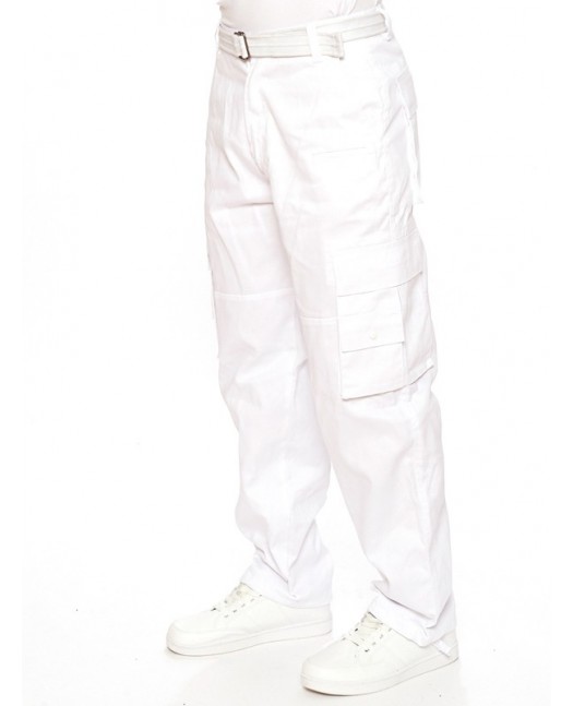 Access Premium Cargo Pants White
