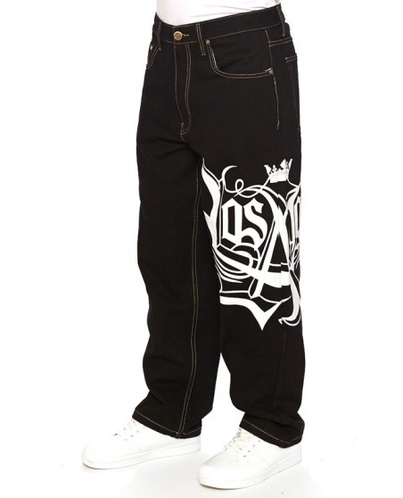 Townz Los Angeles II Black Baggy Jeans