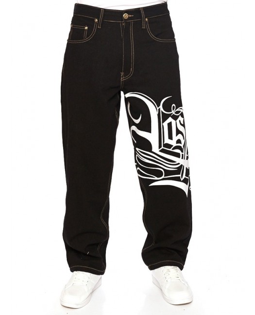 Townz Los Angeles II Black Baggy Jeans