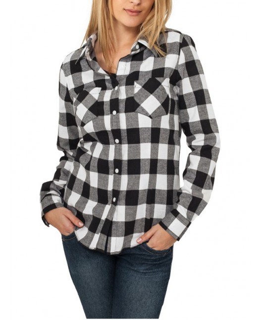 Urban Classics Ladies Checked Flanell...