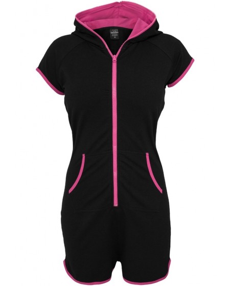 Urban Classics Ladies Hot Jumpsuit blk/fuc