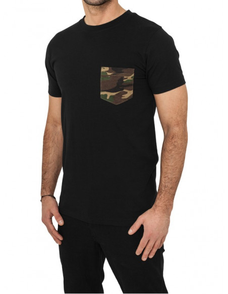 Urban Classics Camo Pocket Tee blk/camo