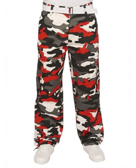 Access Loose Fit Premium Cargo Red w belt