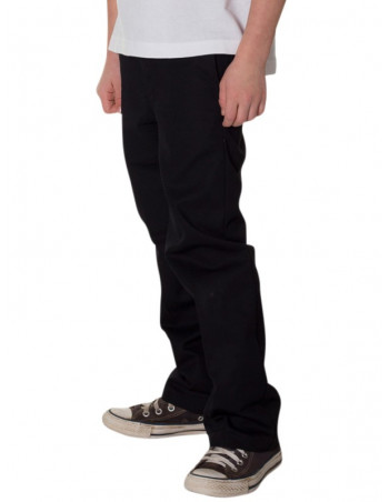 Kids Access Work Pants Chino Black