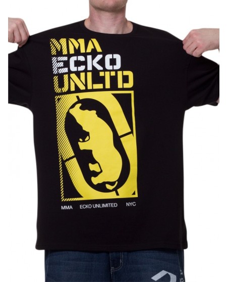 Ecko Unltd MMA T-shirt black yellow