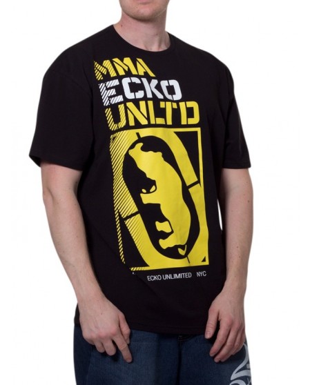 Ecko Unltd MMA T-shirt black yellow