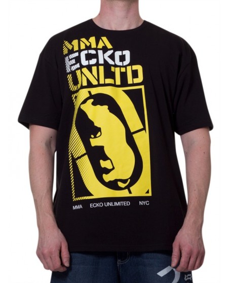 Ecko Unltd MMA T-shirt black yellow