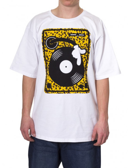 Townz Baggy T-shirt Turntable White