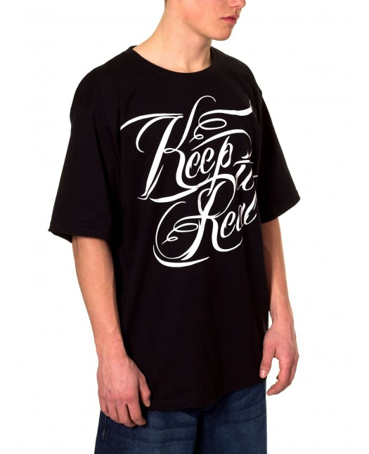 Townz Keep It Real Black Baggy T-shirt