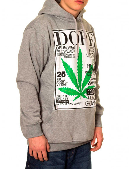 Townz Home Grown n Dope Grey Hoodie