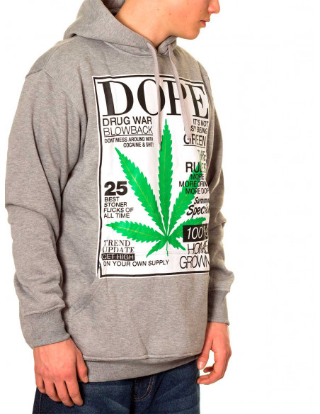 Townz Home Grown n Dope Grey Hoodie
