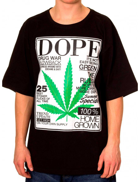 Townz Home Grown n Dope Black T-shirt