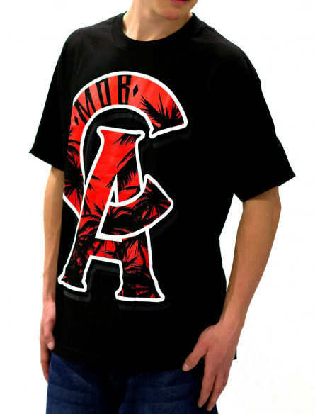 MOB Inc T-skjorte State black/ red