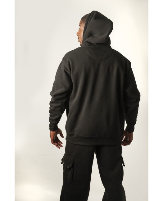 Royal Blue Blanc Hoodie pullover Black