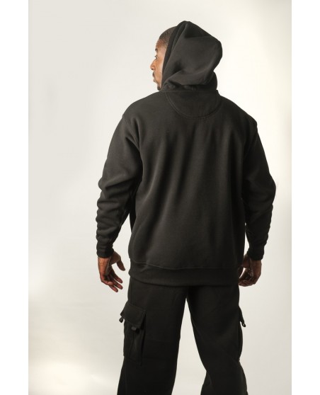 Royal Blue Blanc Hoodie pullover Black