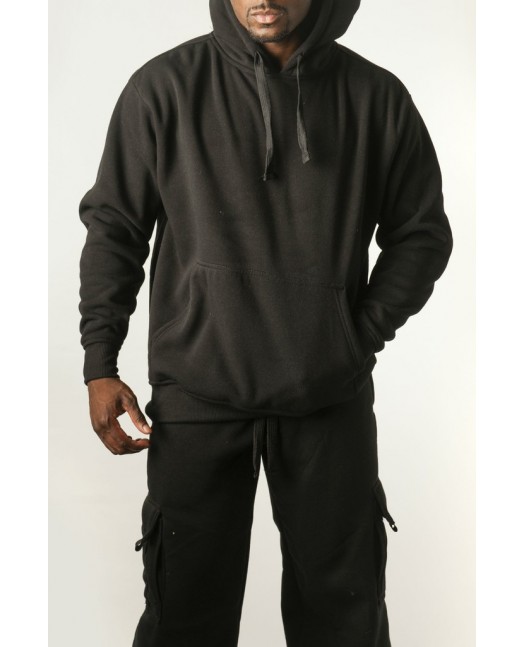 Royal Blue Blanc Hoodie pullover Black