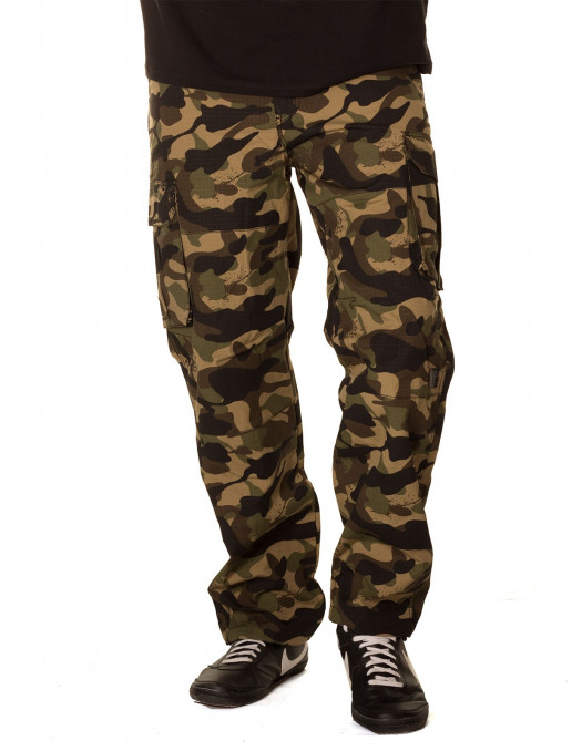 Pelle Pelle Cargo Pants Wood Camo