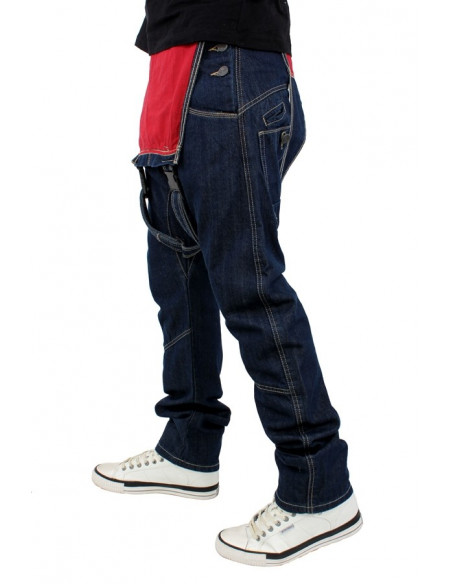 Drop Crotch Carrot Arc One Piece Jumpsuit Dungarees