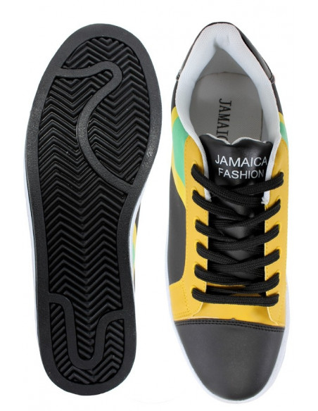 Jamaica Flag Low Sneakers Trainers Shoes