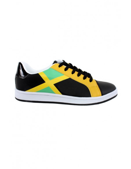 Jamaica Flag Low Sneakers Trainers Shoes