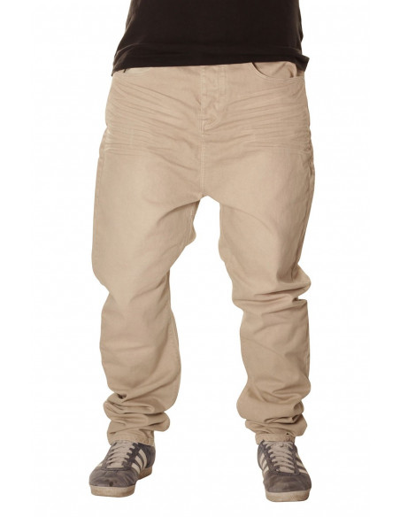 Rocawear Jeans Drop Crotch Hammerfit Beige baggy