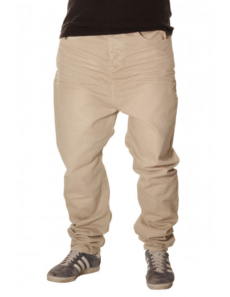 Rocawear Jeans Drop Crotch Hammerfit Beige baggy