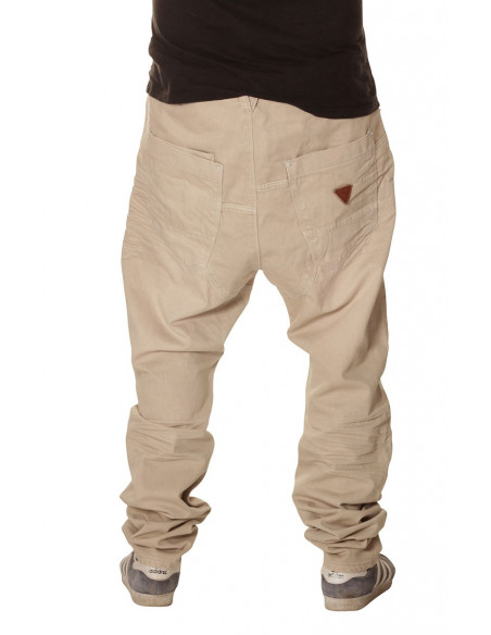 Rocawear Jeans Drop Crotch Hammerfit Beige baggy