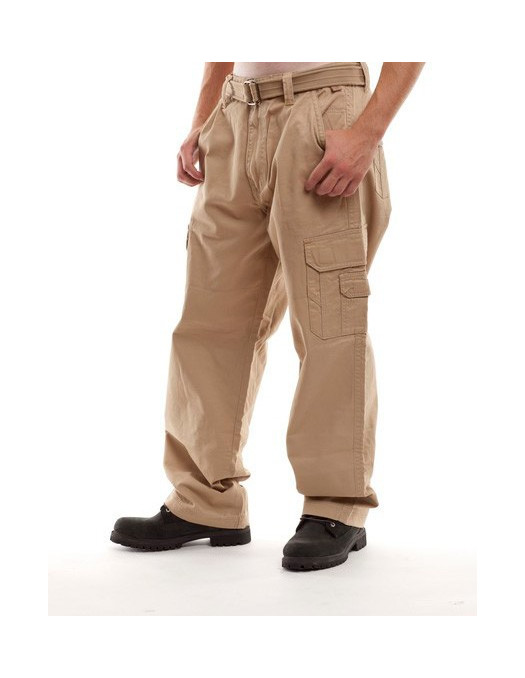 Royal Blue RelaxedFit Cargo Pants Khaki