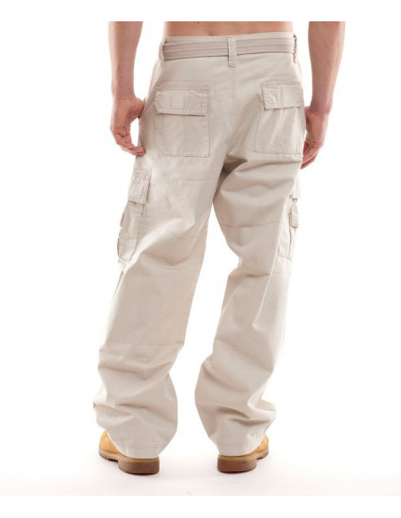 Royal Blue Relaxed-Fit Cargo Pants Stone