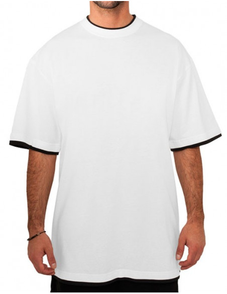 Urban 2-tone T-skjorte white / black