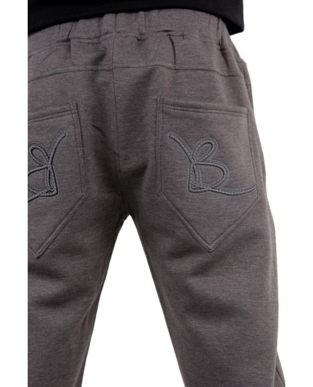 Brooklyn Mint Sweat Pants Jeans Style Dark Grey