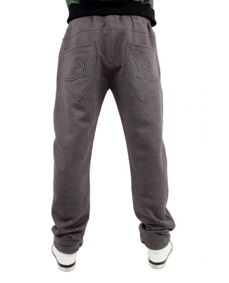 Brooklyn Mint Sweat Pants Jeans Style Dark Grey