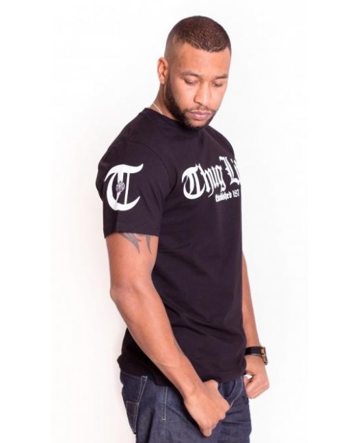 Thug Life T-Shirt Est 187 Black