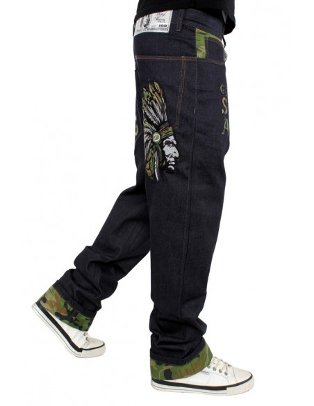 Dirty Money Jeans Camo Swag Chief Raw