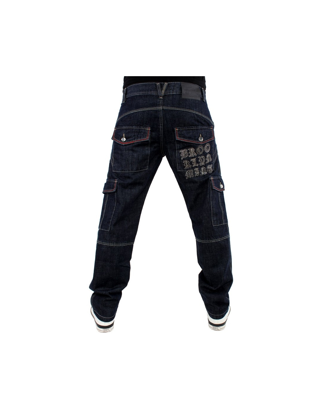 Brooklyn Mint Grip Cargo Denim Jeans