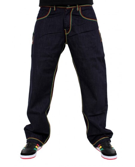 Brooklyn Mint Rasta Super Thick Stitch Jeans