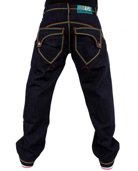 Brooklyn Mint Rasta Super Thick Stitch Jeans