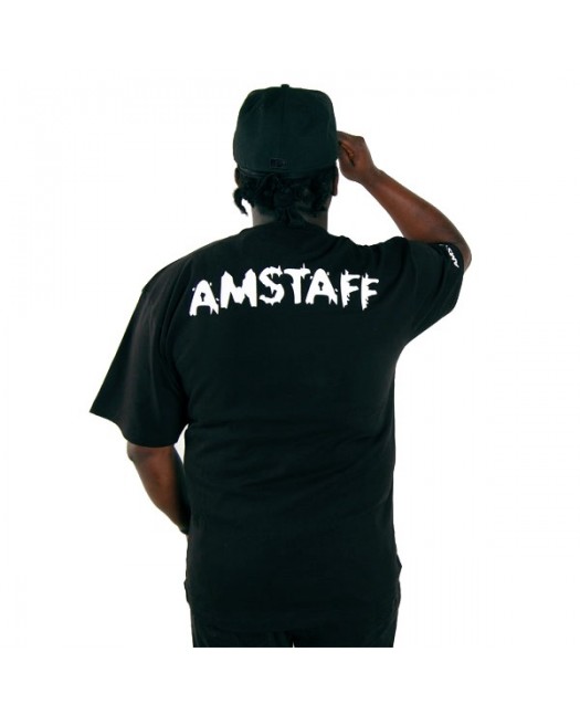 Amstaff Black Logo Tee