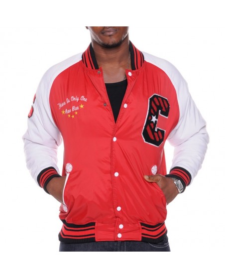 nylon varsity jacket