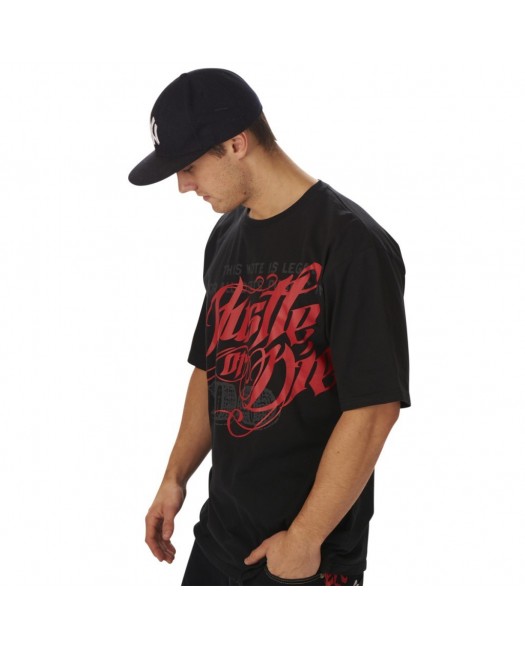 Hustle Or Die Svart T-shirt