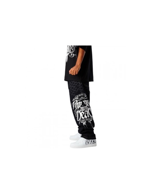 FUBU VARSITY TRACK PANTS FM213-006-1 BLACK /ORANGE | HIP HOP SHOP