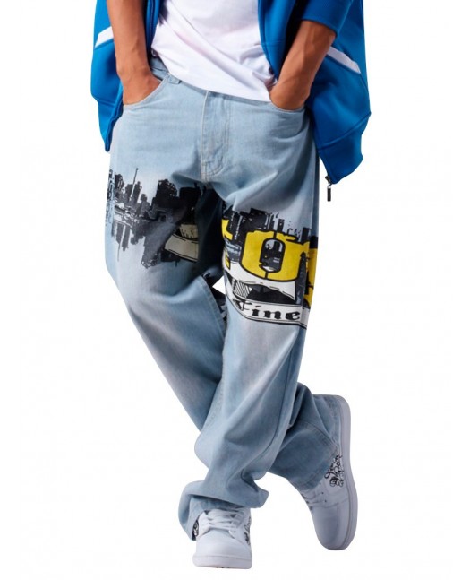 The Skyline Bright Baggy Jeans
