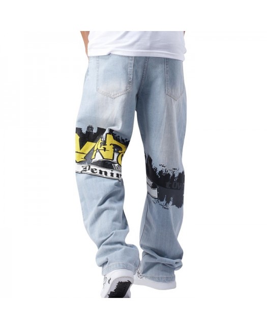 The Skyline Bright Baggy Jeans