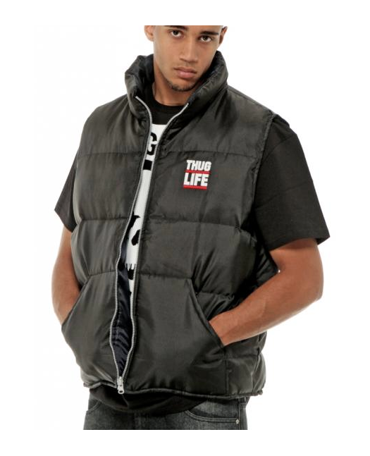 Thug Life Oldschool Vest Black