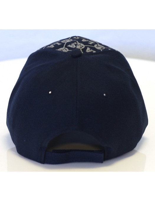Lettered LA Baseball Cap/Navy
