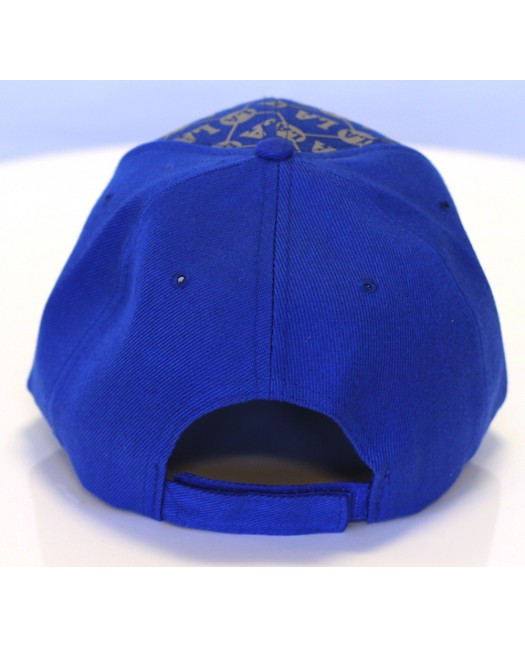 Lettered LA Baseball Cap/Royal
