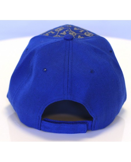 Lettered LA Baseball Cap/Royal