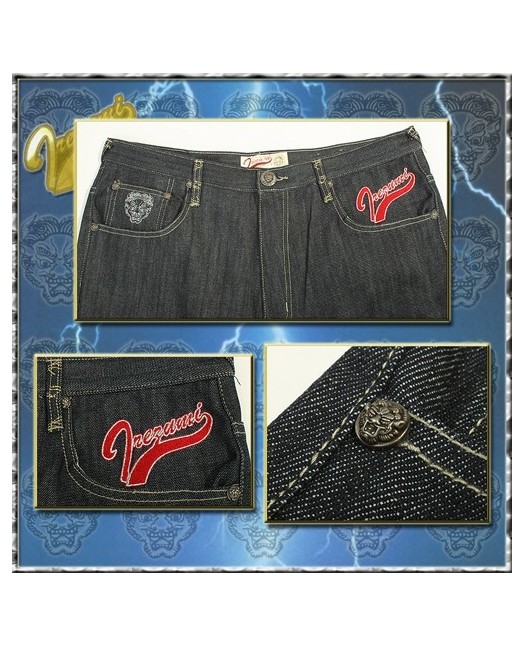 Irezumi Baggy Jeans, Japanese Red Monkey